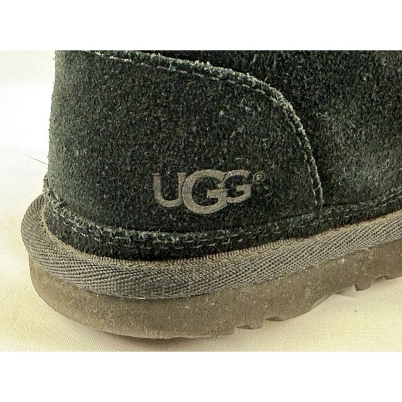 UGG Neumel Boots Men Size 6 Shoes Black Suede Sheepskin Wool Lace Up Women 7 main image 10
